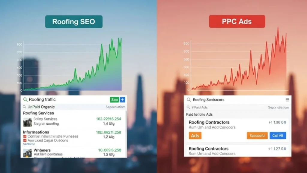 Roofing SEO vs. PPC Ads